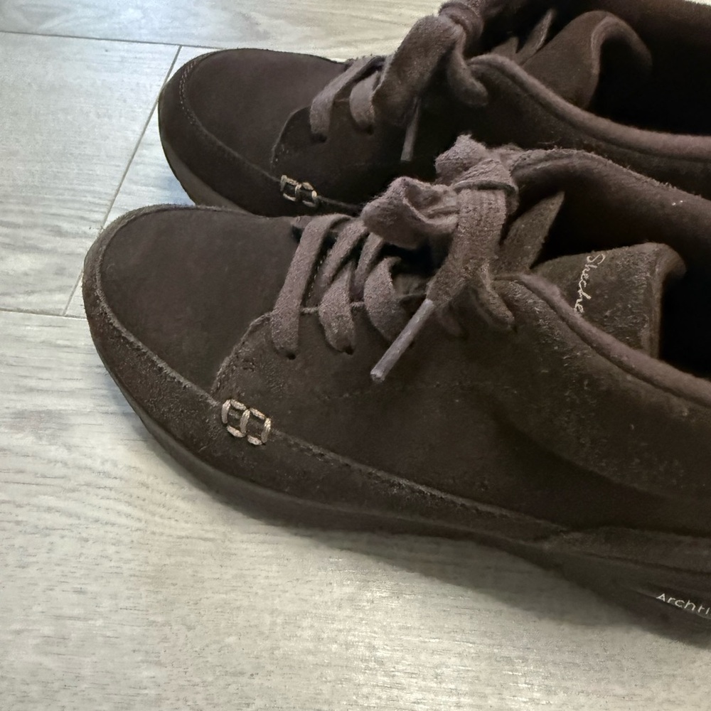 Skechers Archie Air-Cooled leather upper chocolate boots size 7.5 - Picture 7 of 10